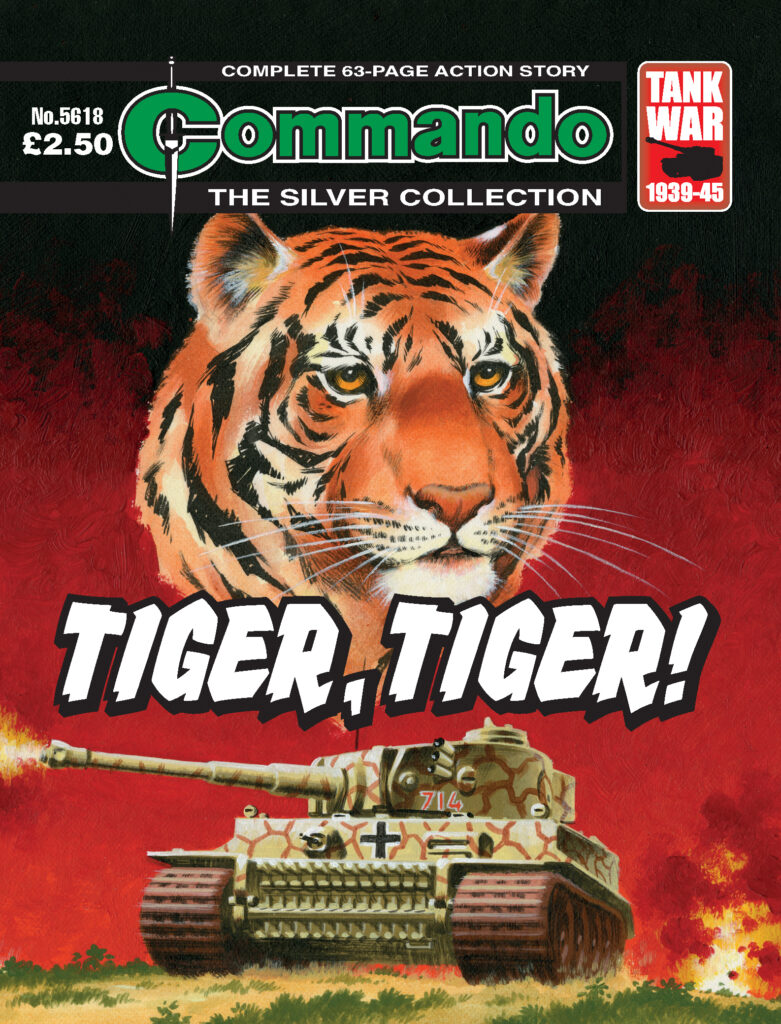 Commando 5618: Silver Collection: Tiger, Tiger! - cover by Ian Kennedy
