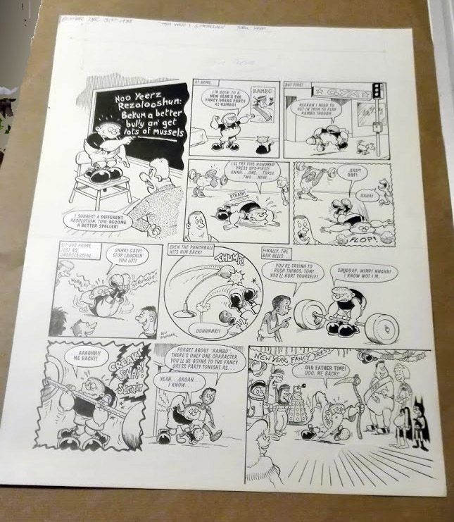 Tom Thug by Lew Stringer - Buster dated 31st December 1988
