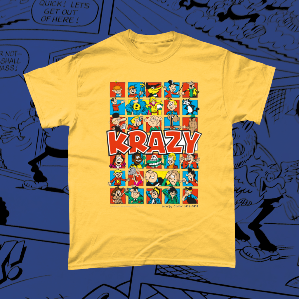 Apparel of Laughs Comic Classic T-Shirts - Krazy