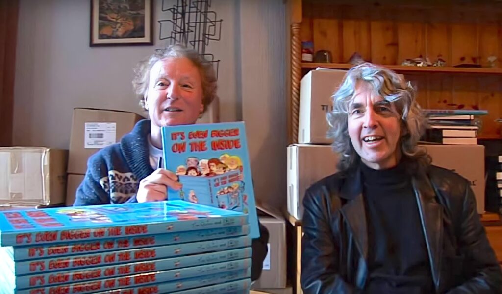 Tim Quinn and Dicky Howett, armed with a previous book
