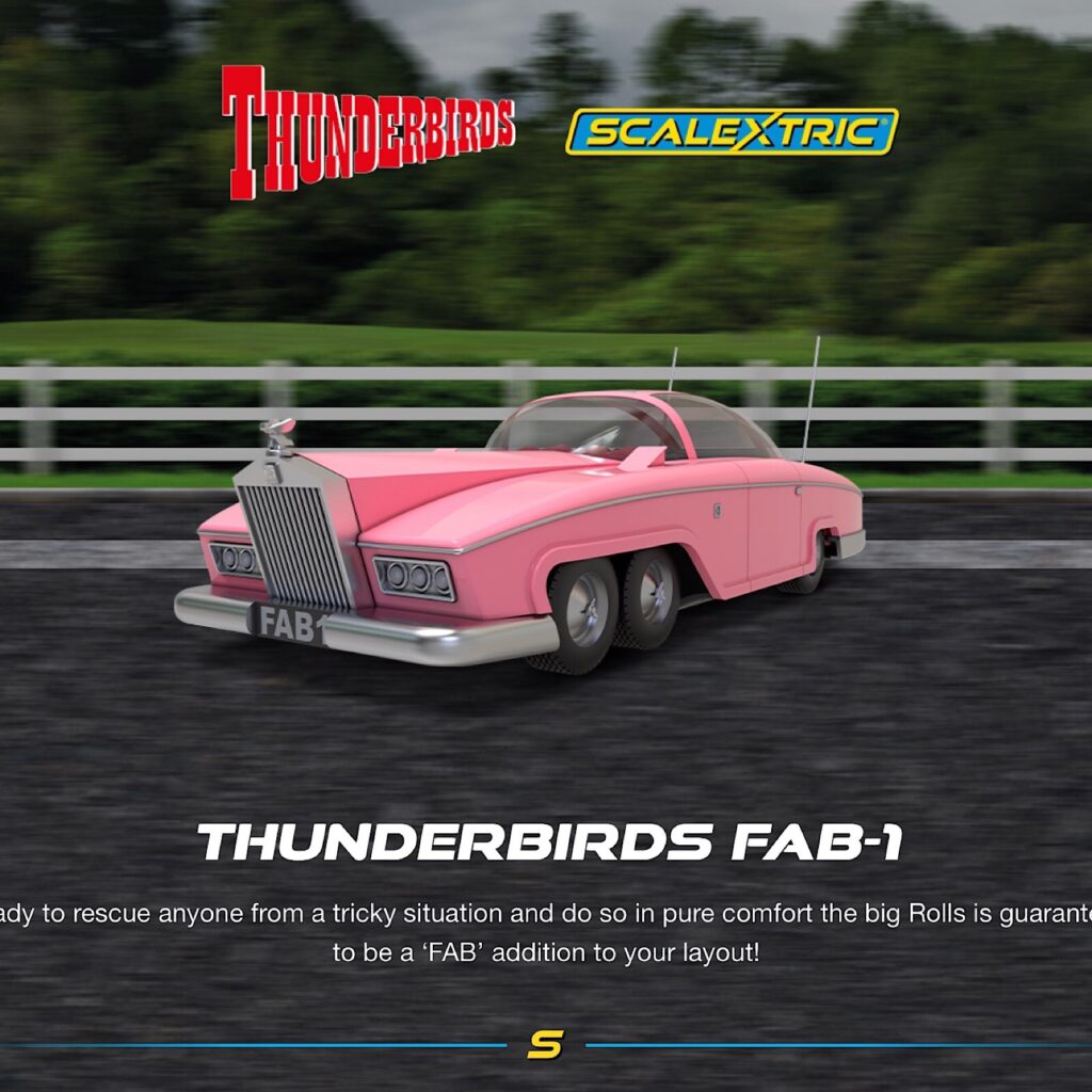 FAB 1 Thunderbirds Scalextric car