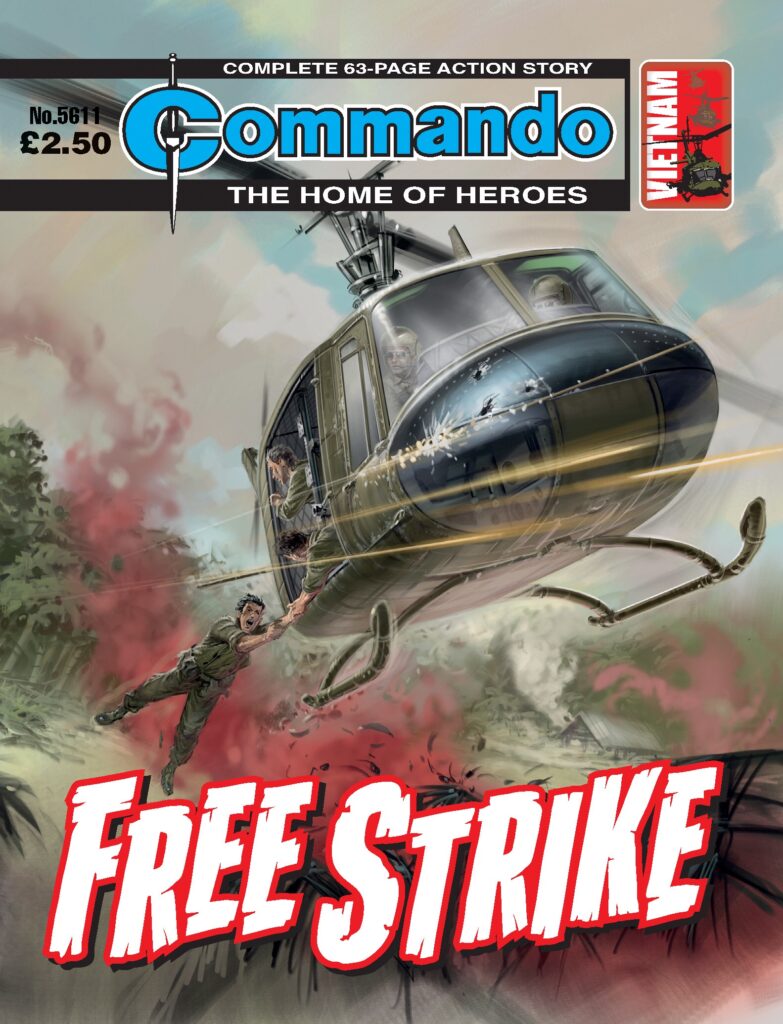 Commando 5611: Home of Heroes - Free Strike - cover by Mark Harris