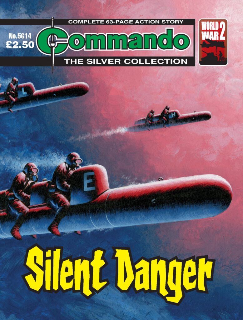 Commando 5614: Silver Collection - Silent Danger - cover by Ian Kennedy 