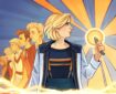 The History Between Us - Doctor Who Charity Zine cover art by Rougerigatoni