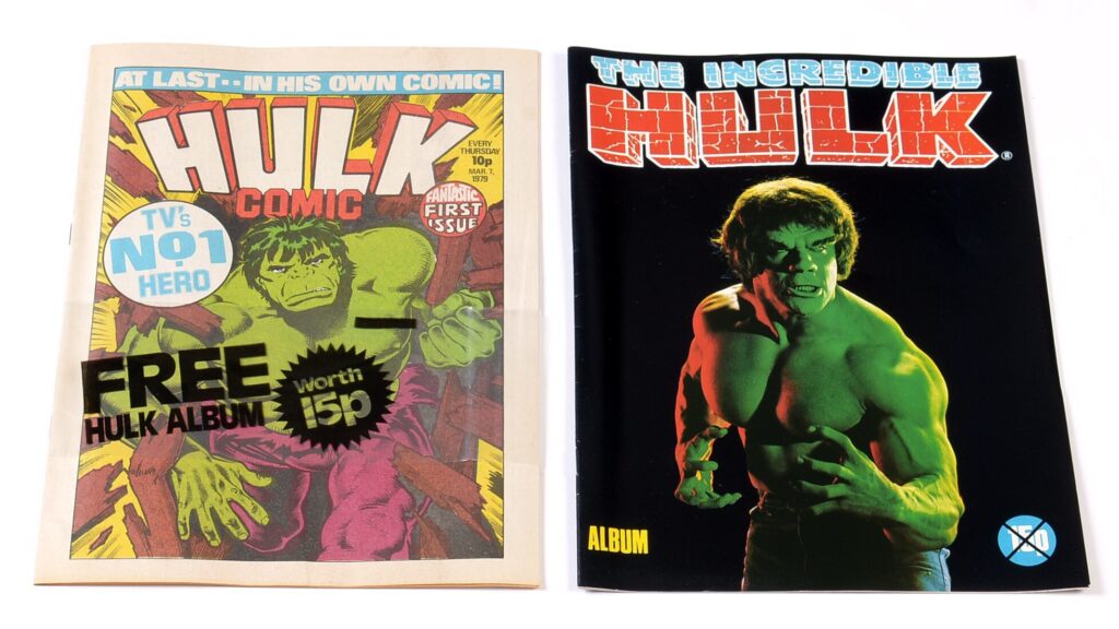 Hulk Comic No. 1, with free Hulk Album, March 1979 (Peter Hansen Collection)