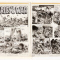 "Charley's War" original art by Joe Colquhoun with script by Pat Mills for Battle-Action 263. October, 1916: "Operation Wotan" raged on with the British trying to retake "Wormwood Scrubs" and German reinforcements hurling them back towards "OId Kent Road"
