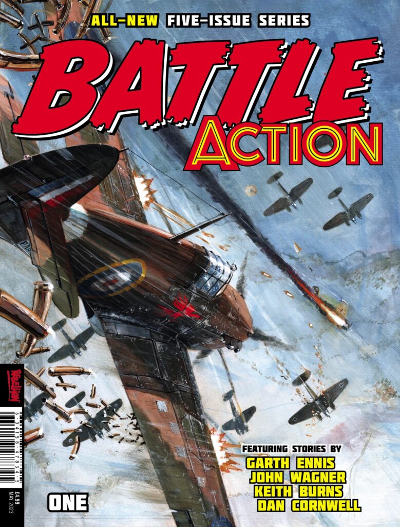 Battle Action Issue One (2023) - cover by Keith Burns