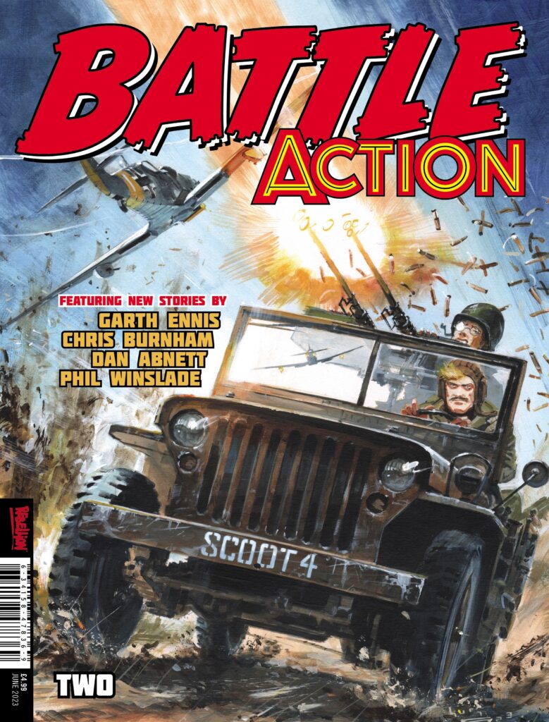 Battle Action Issue Two (2023) - cover by Keith Burns