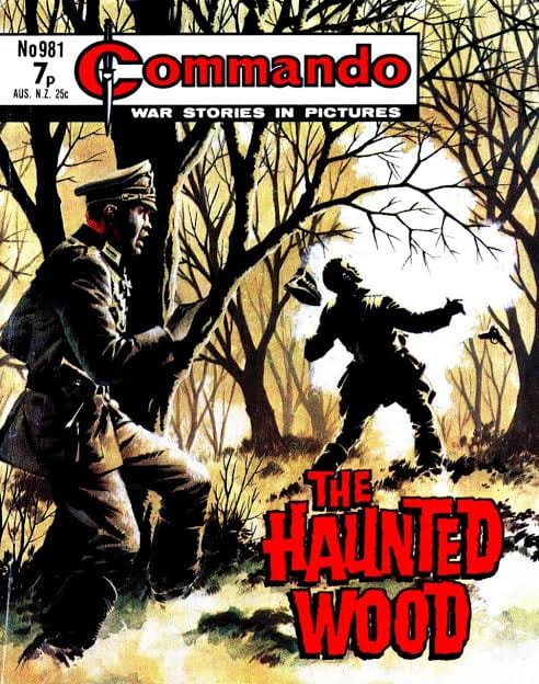 Commando 981 - The Haunted Wood. Cover by Ian Kennedy