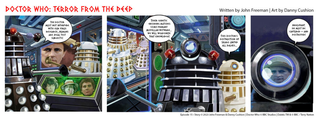 Doctor Who - Terror from the Deep Episode 15 by John Freeman and Danny Cushion