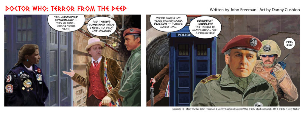 Doctor Who - Terror from the Deep Episode 16 by John Freeman and Danny Cushion