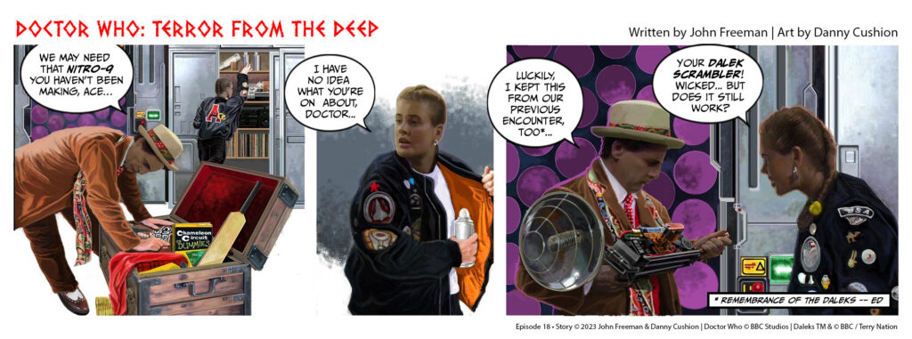 Doctor Who – Terror from the Deep: Episode 18 by John Freeman and Danny Cushion