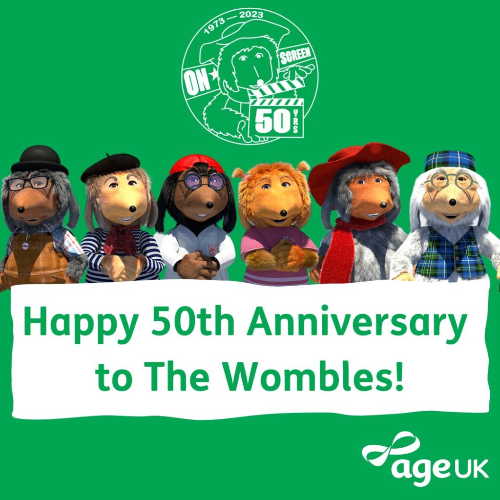 The Wombles are champions of sustainability, and have been visiting Age UK shops to promote the importance of reusing preloved items. So, why not celebrate like a Womble by donating your unwanted items to your local Age UK?