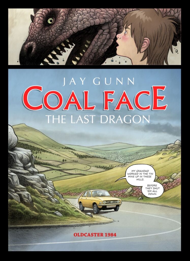 The opening page of the abandoned graphic novel version of "Coal Face – The Devil in the Smoke" by Jay Gunn