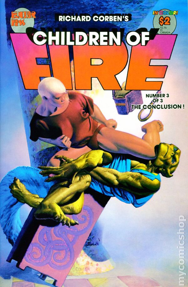 Children of Fire #3 by Richard Corben