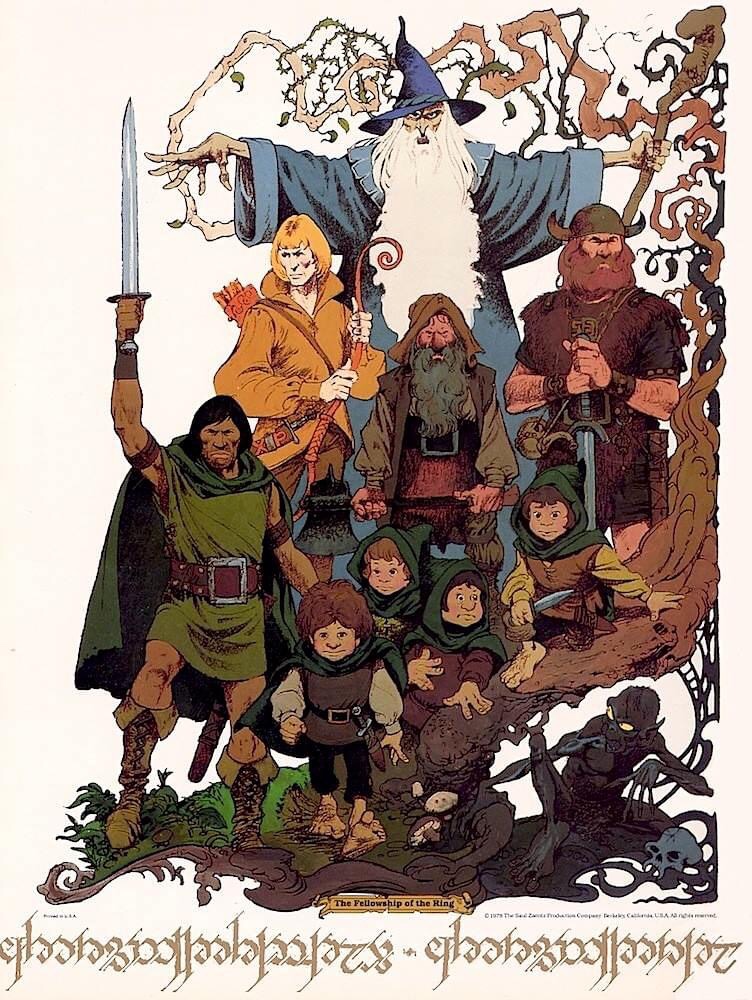 Lord of the Rings poster art by Mike Ploog (Final, 1978)