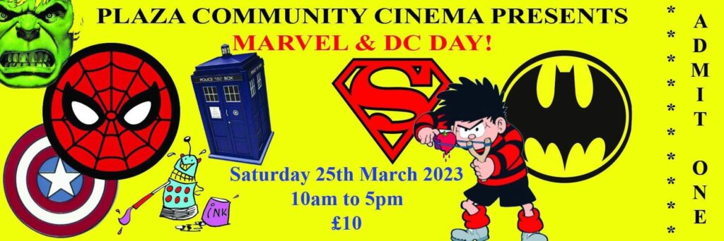 Plaza Community Cinema Comic Book Day 2023