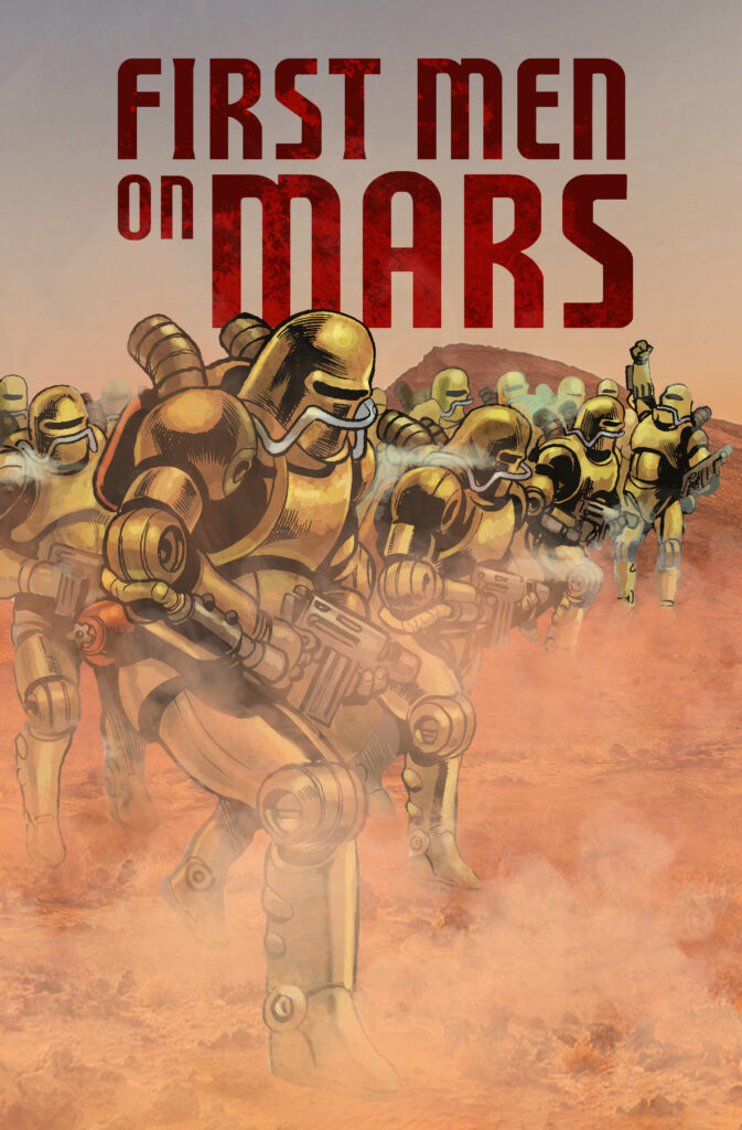E.M.PRESS Publications - First Men on Mars - Promotional Art