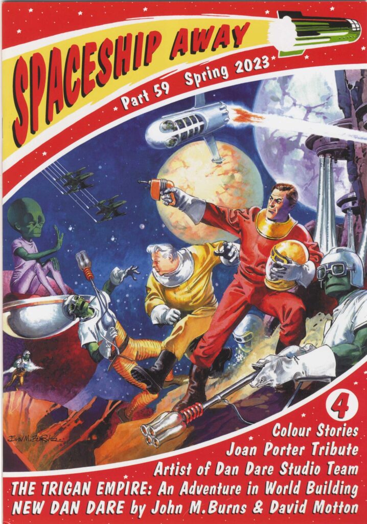 Spaceship Away Part 59 - cover by John M. Burns