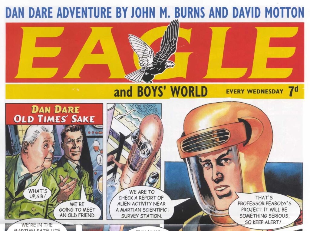 Spaceship Away Part 59 - Dan Dare in "Old Times Sake" by David Motton and John M. Burns