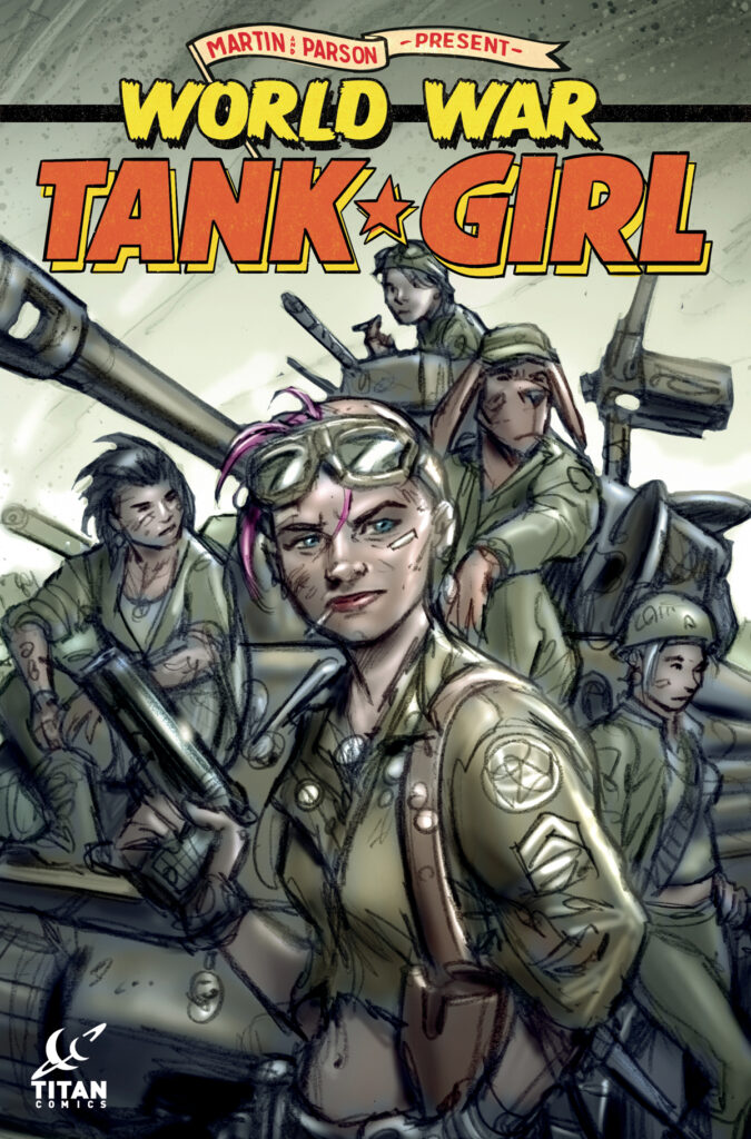 World War Tank Girl #4 - Variant Cover by Chris Wahl