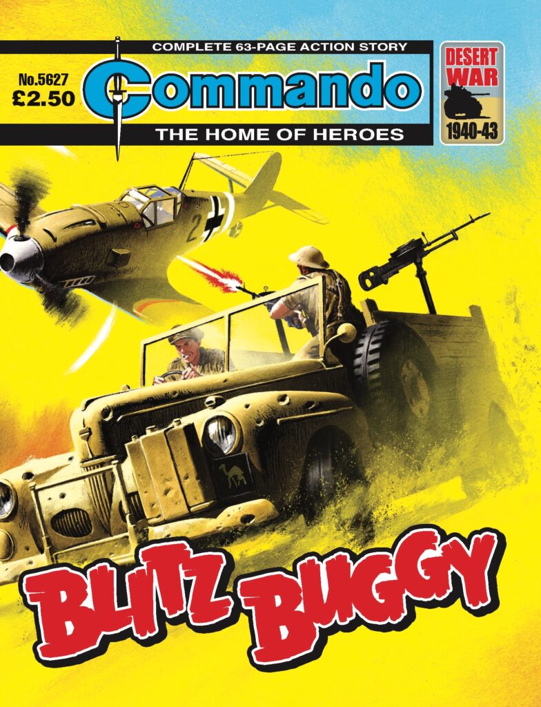 Commando 5627: Home of Heroes - Blitz Buggy - cover by Neil Roberts