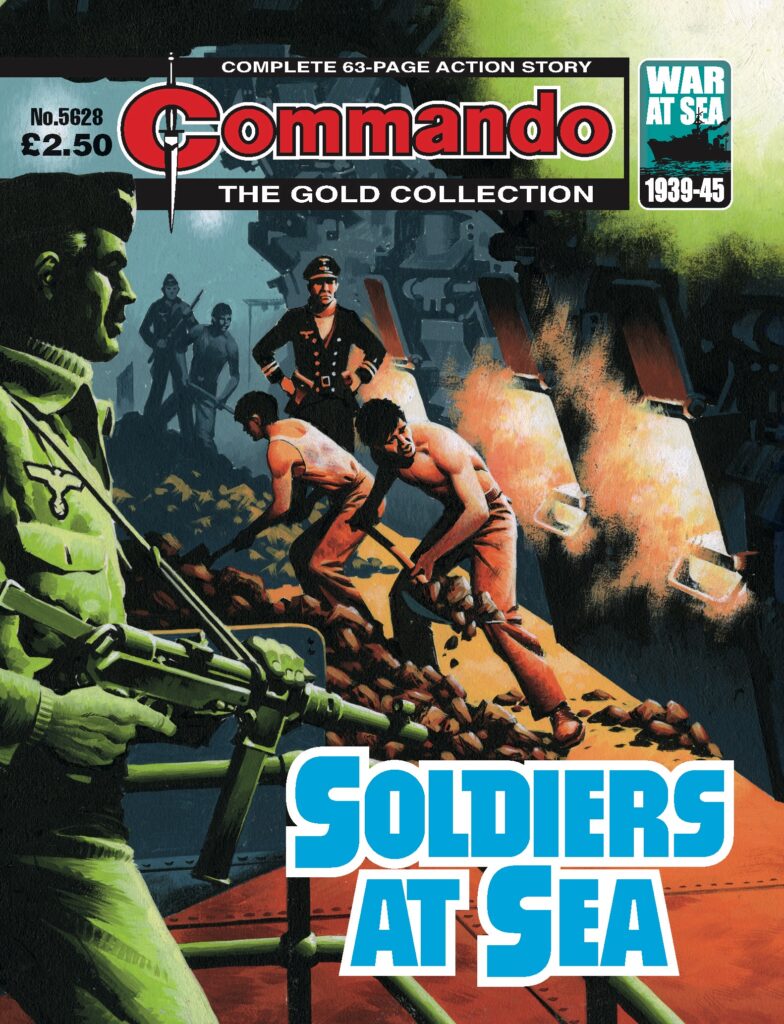 Commando 5628: Gold Collection - Soldiers At Sea - cover by Ian Kennedy