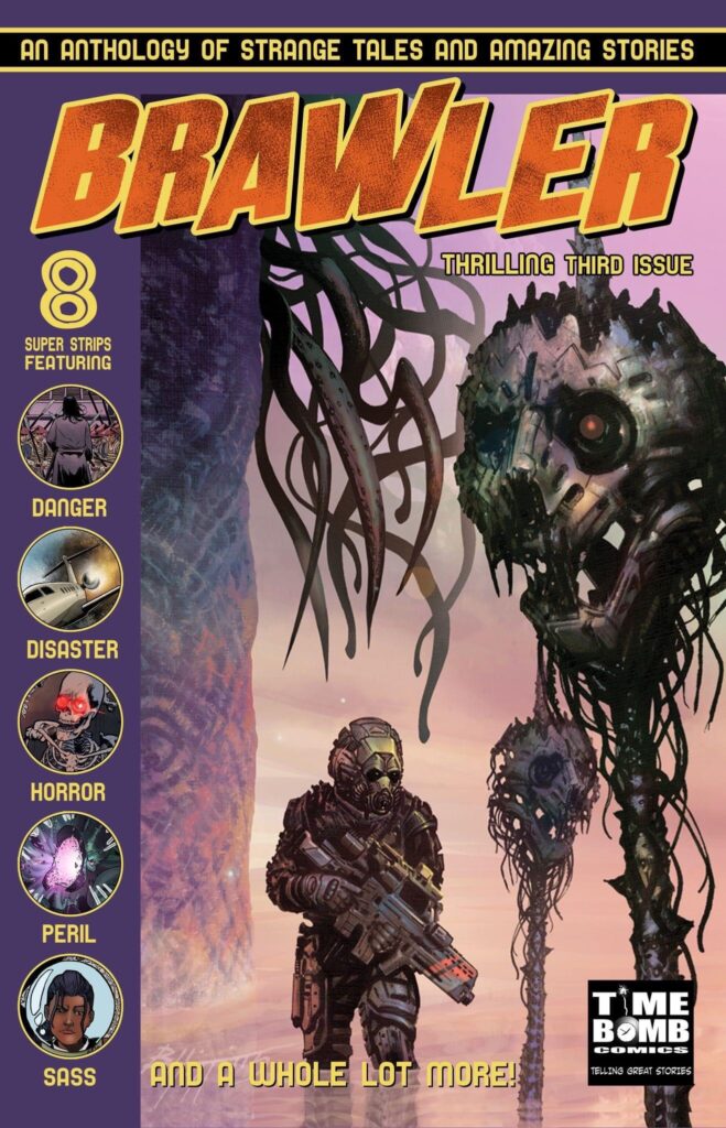 Brawler #3 Cover by John Higgins (Time Bomb Comics, 2023)