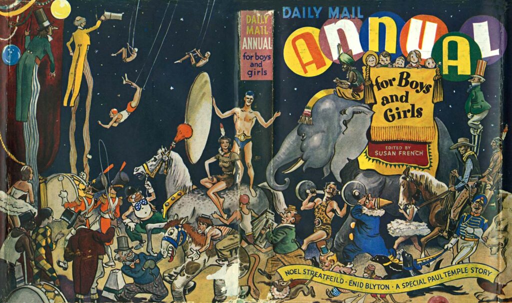 The cover of the Daily Mail Annual (1951) by Trog