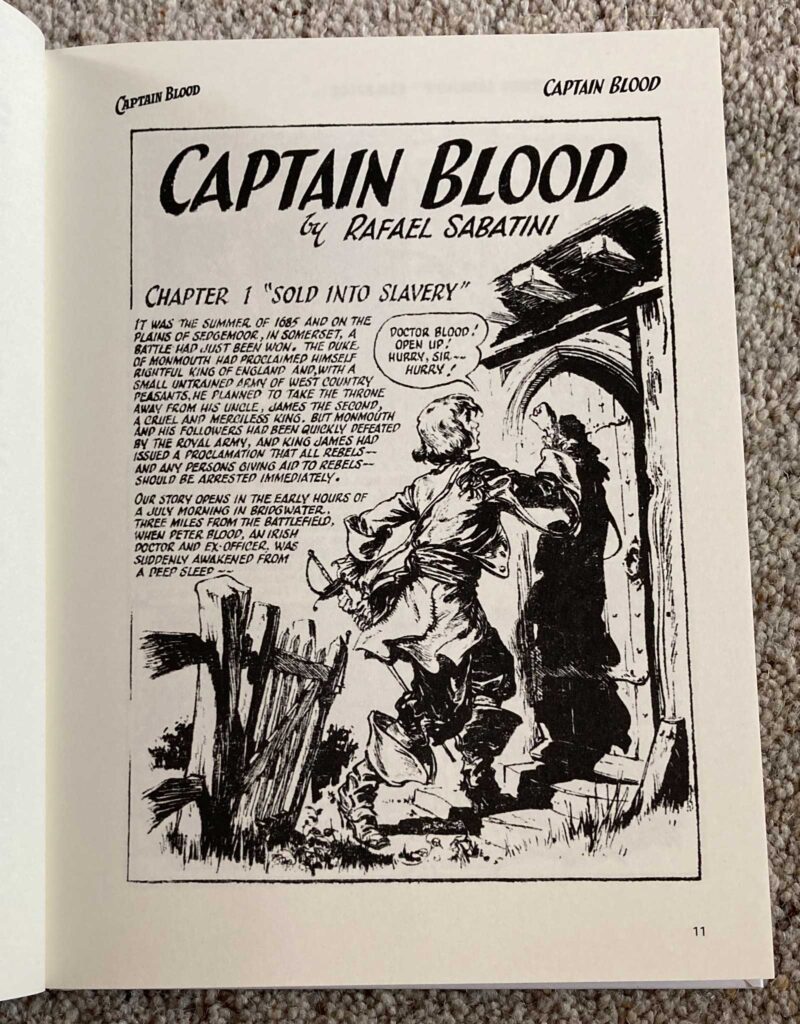 Fleetway Picture Library Classics: Captain Blood by Raphael Sabatini (Limited Edition) - Sample Art