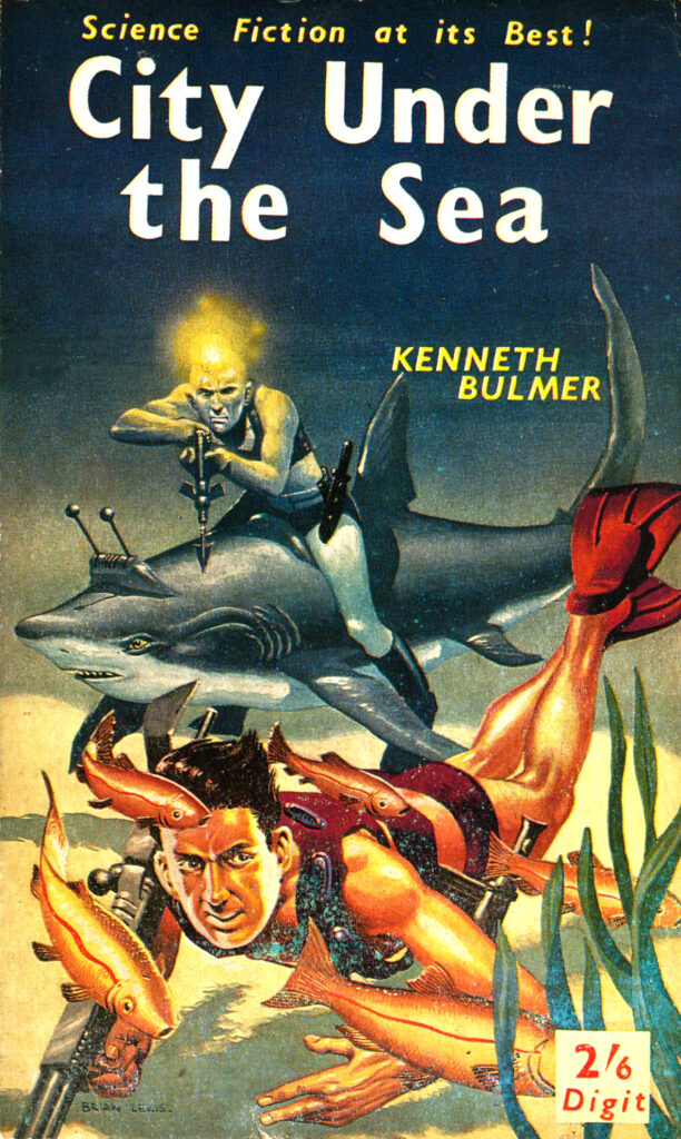 City Under the Sea by Kenneth Bulmer, cover art by Brian Lewis