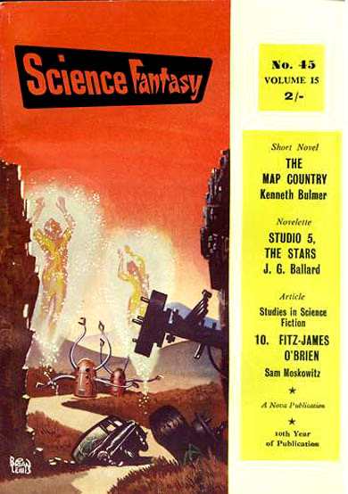Science Fantasy #45, 1961 - cover by Brian Lewis