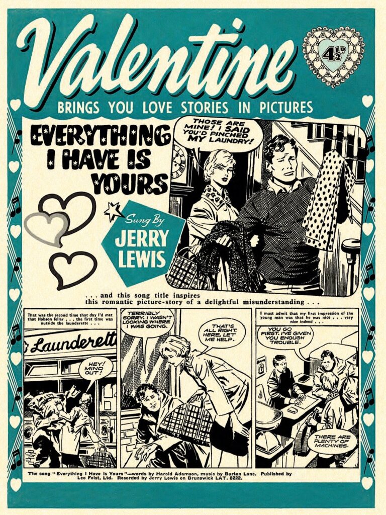 Valentine, featuring art by Gerry Haylock