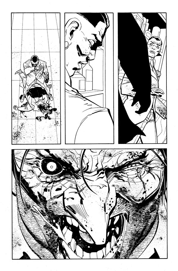 Batman: One Bad Day- Penguin, inked by Cam Smith