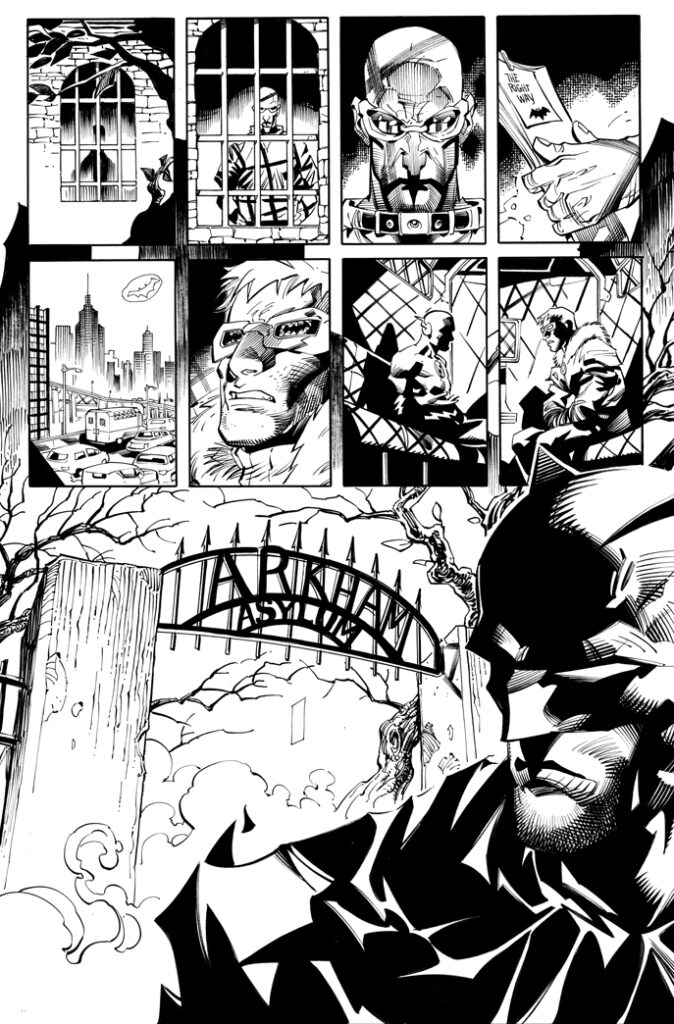 Batman: Urban Legends, inked by Scott Hanna