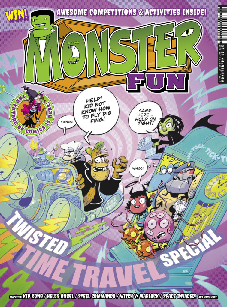 Monster Fun - Twisted Time Travel Special (2023). - cover by Matt Baxter