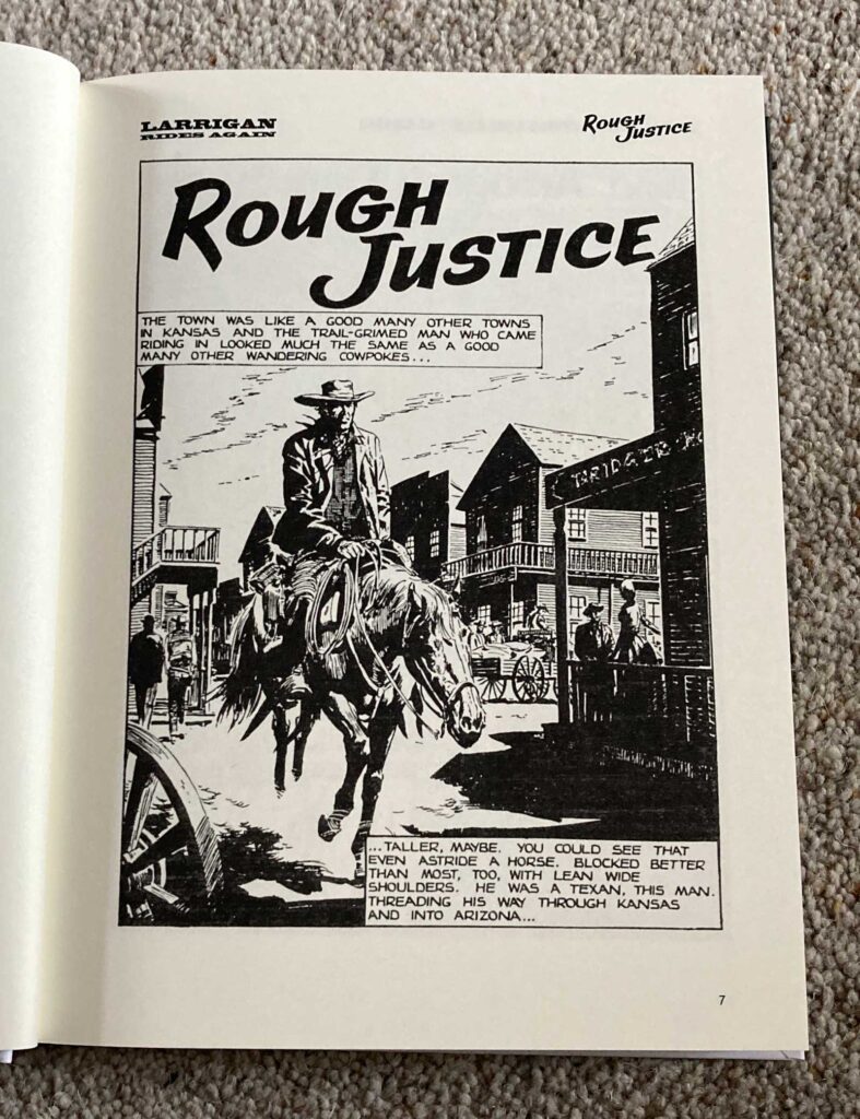 Fleetway Picture Library Classics: Larrigan Rides Again (Limited Edition) - Sample Art