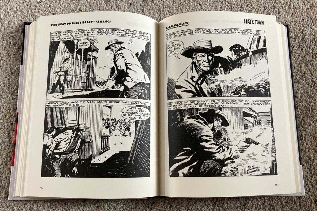 Fleetway Picture Library Classics: Larrigan Rides Again (Limited Edition) - Sample Art