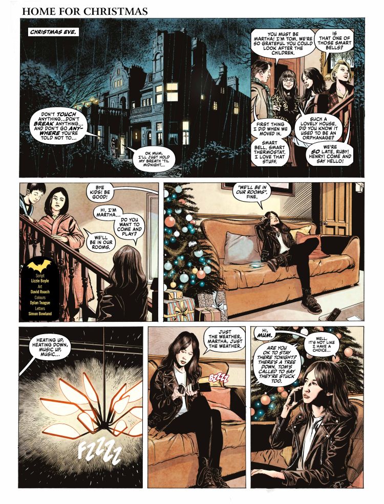 2020 Misty Special - "Home for Christmas", written by Lizzie Boyle, featuring art by David Roach, included in Misty: 45 Years of Fear (2023)