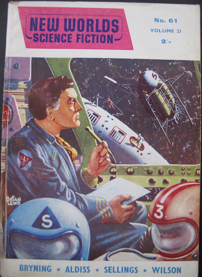 New Worlds Science Fiction #61, July 1957 - cover by Brian Lewis
