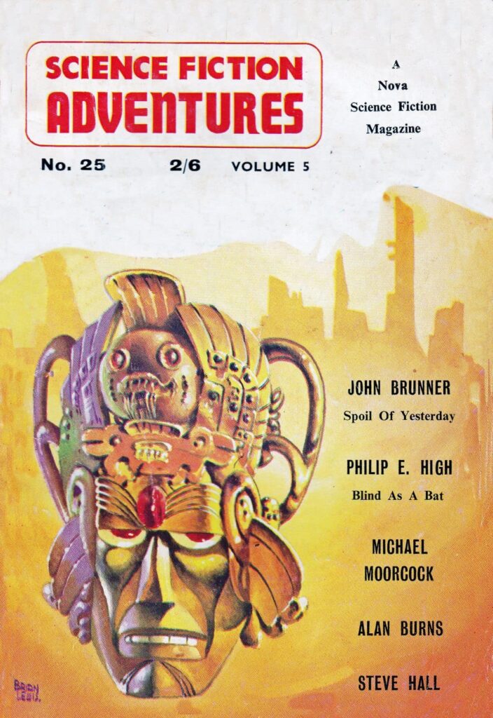 Science Fiction Adventures (UK) #25, 1962 - cover by Brian Lewis