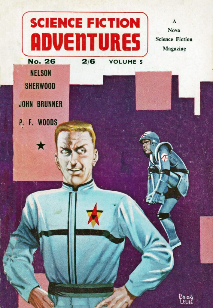 Science Fiction Adventures (UK) #26, 1962 - cover by Brian Lewis