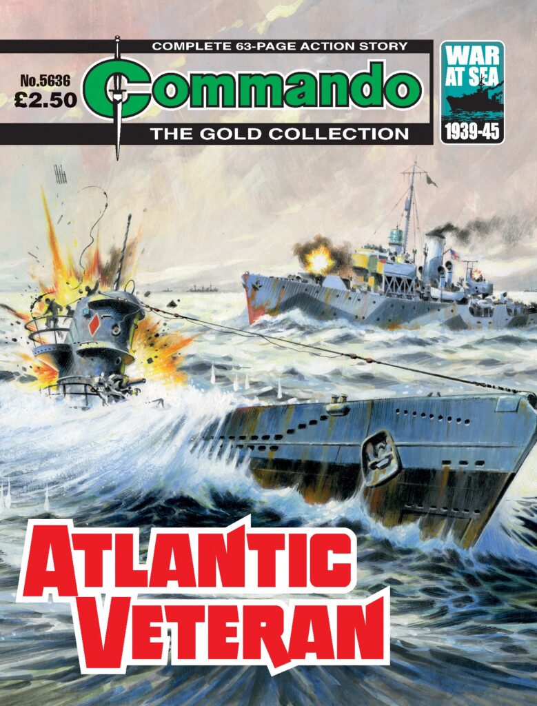 Commando 5636: Gold Collection - Atlantic Veteran - cover by Jeff Bevan