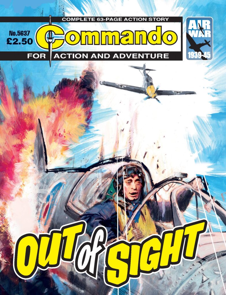 Commando 5637: Action and Adventure - Out of Sight - cover by Mark Eastbrook