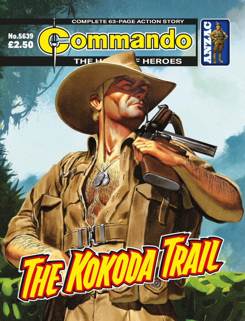 Commando 5639: Home of Heroes: The Kokoda Trail - cover by Neil Roberts