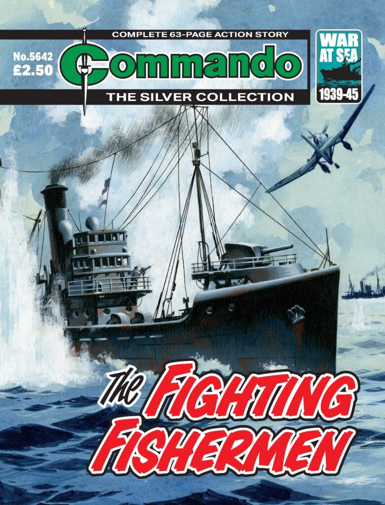 Commando 5642: Silver Collection - The Fighting Fishermen - cover by Ian Kennedy