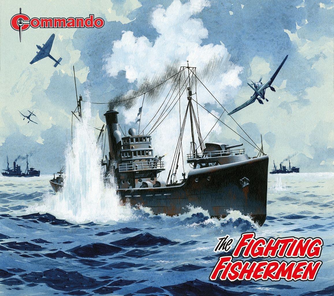 Commando 5642: Silver Collection - The Fighting Fishermen - cover by Ian Kennedy FULL