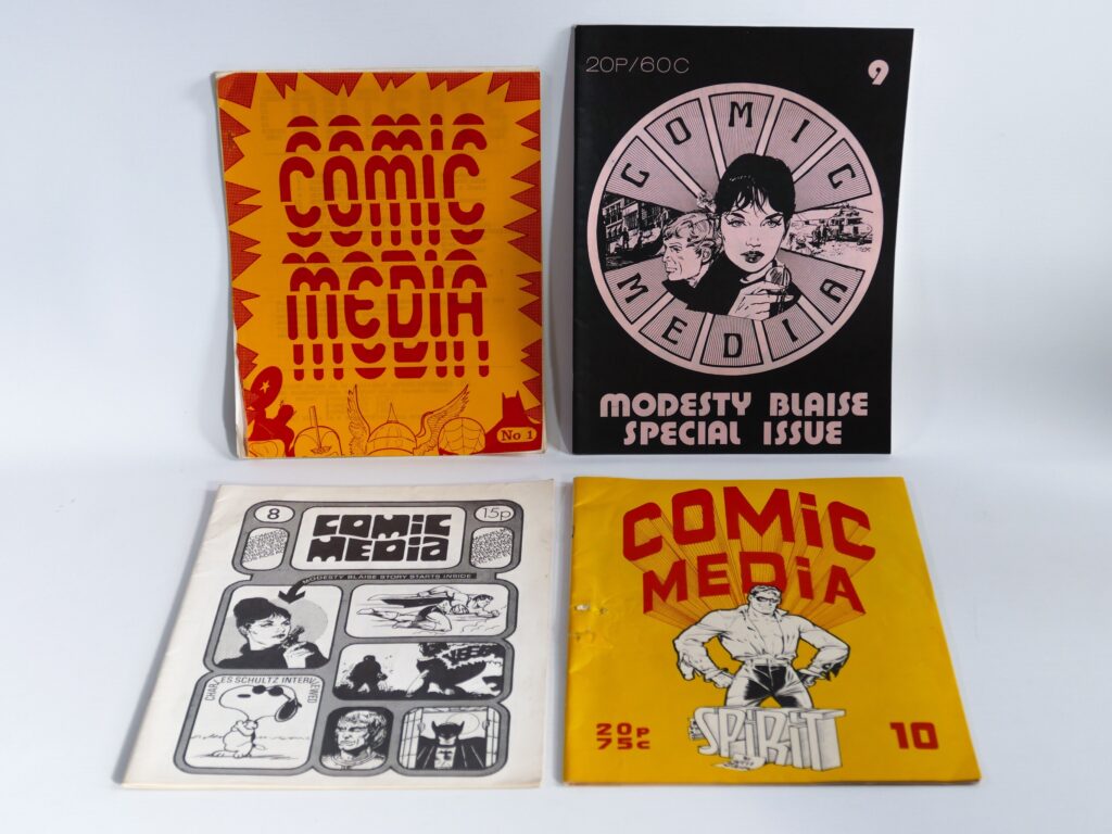 British Comic Media Fanzines published in the 1970s