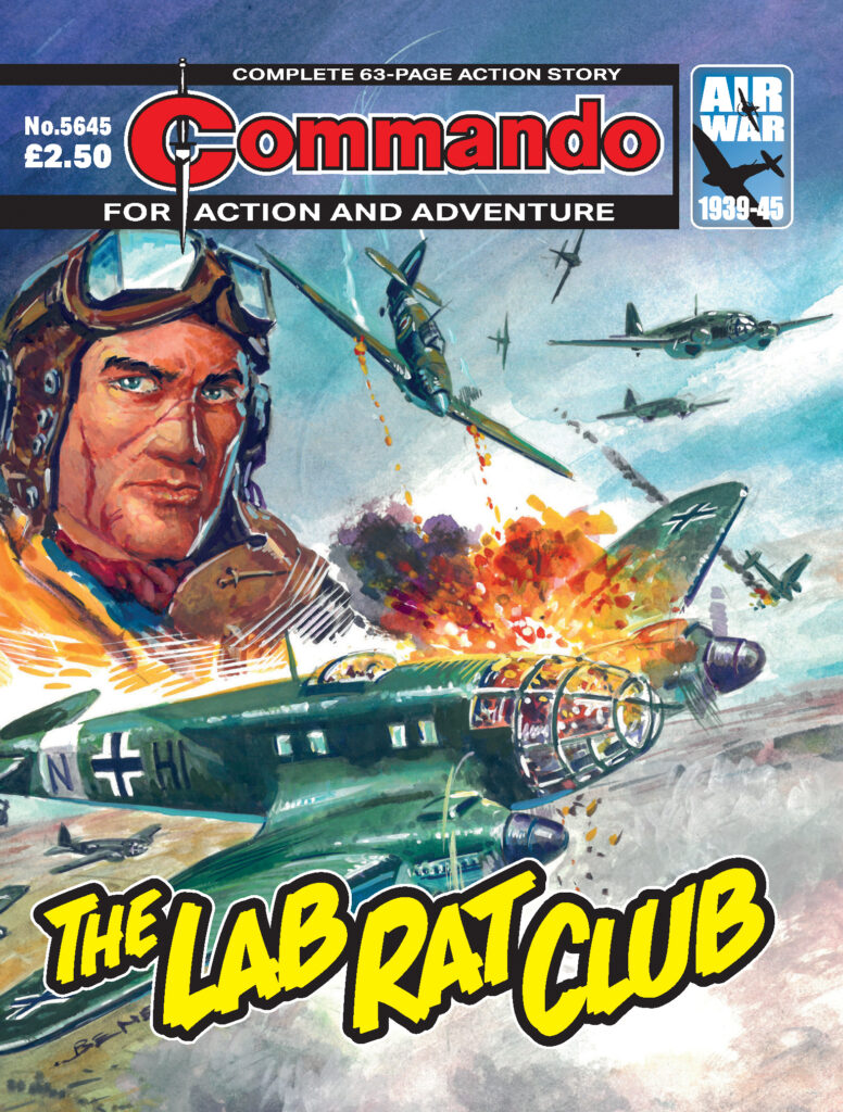 Commando 5645: Action and Adventure: The Lab Rat Club - cover by Manuel Benet