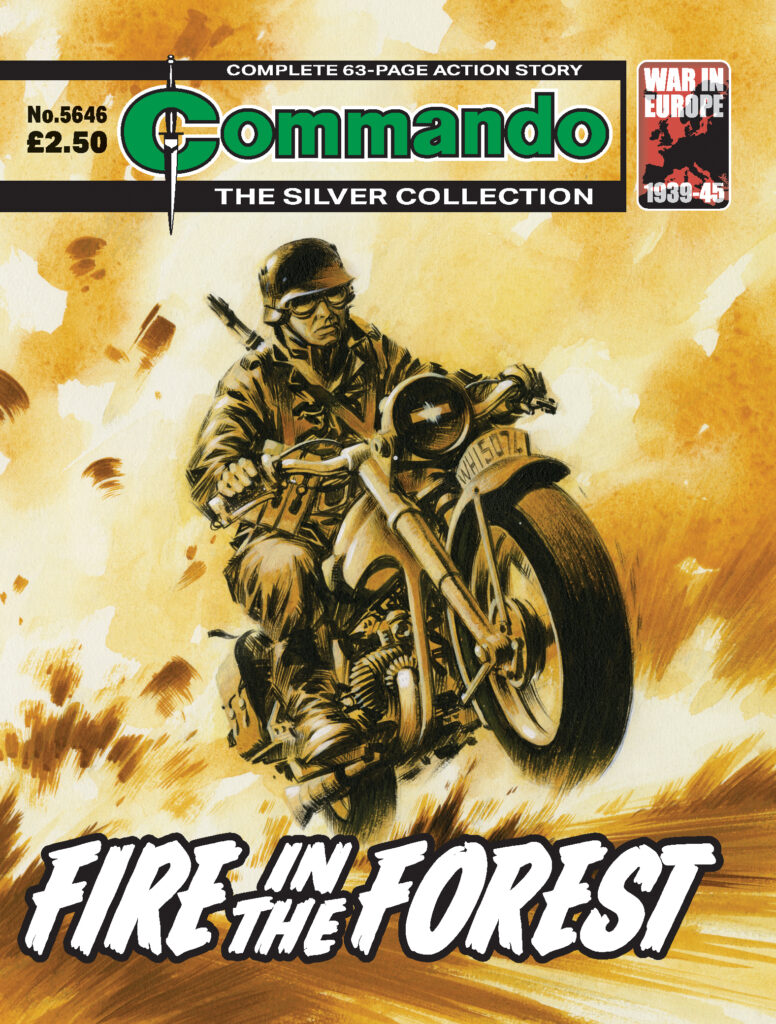 Commando 5646: Silver Collection: Fire in the Forest - cover by Ian Kennedy
